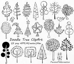 Black And White Christmas Tree Doodle Doodle Baume Clipart Von Hand Gezeichneter Baum Clipart Holzbearbeitung Tree Doodle Doodles How To Draw Hands