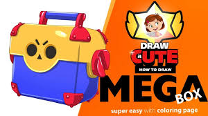 Level 1 first brawlers unlocked gets legendary crow! How To Draw Mega Box Super Easy Brawl Stars Draw It Cute