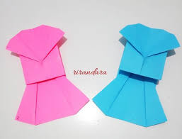 Maybe you would like to learn more about one of these? Bosan Di Rumah Aja Yuk Kita Bikin Origami Baju Setelan Cewek Yang Cute Ini Kaskus