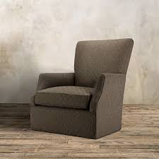 Shop The Desmond Collection At Arhaus Swivel Glider Chair Arhaus Furniture Gray Dining Chairs