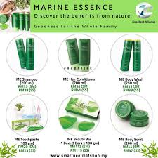 Exclusive blend of beneficial ingredients for soft, smooth & radiant skin. Marine Essence