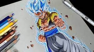 Today we will show you how to draw gogeta from dragon ball z. Anime Art Drawing Gogeta Ssj Blue Dbs Broly Youtube