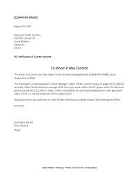 Here are some useful tips that i can share with you. 40 Income Verification Letter Samples Proof Of Income Letters