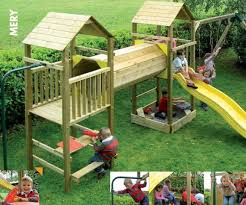 Jeux Enfants Exterieur Meryk Kinder Spielhaus Garten Kinder Spielplatz Garten Kinderspielplatz Garten