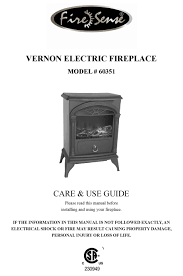 You can adjust the electric fireplace's thermostat between 68 and 95 degrees fahrenheit. Fire Sense 60351 Use And Care Manual Pdf Download Manualslib