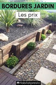 bordures de jardin creer des zones bien delimitees bordure jardin bois bordure jardin jardins