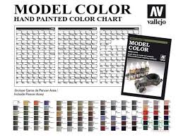 vallejo modelcolor and panzer aces hand painted color chart vallejo model color cc970