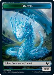 Viewed from the side the pop out piece and the card form a square. How Large Will Your Fractal Be Magic The Gathering