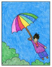 Easy to use and follow for my 6 year olds. Draw A Windy Day Art Projects For Kids