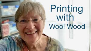 Printing with Wool Wood