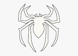 Draw two on either side of the vertical construction line. Drawing Web Spiderman Draw A Spiderman Logo Hd Png Download Kindpng