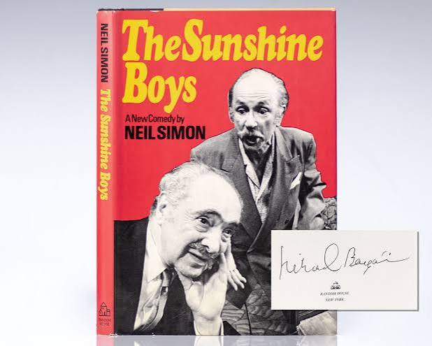 The Sunshine Boys. - Raptis Rare Books | Fine Rare and Antiquarian First  Edition Books for Sale