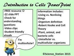 Introduction To Cells Science Stations Applied Science Cell Theory