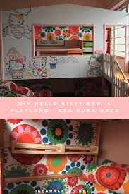 We Made A Hello Kitty Bed And Playland Ikea Hackers Hello Kitty Bed Ikea Ikea Hackers