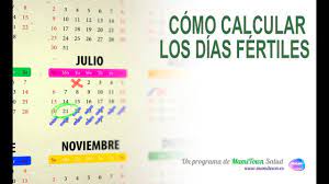 Como Calcular Los Dias Fertiles Youtube