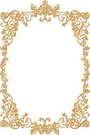 Free Digital Images Vintage Gif And Clip Art Artsy Bee Digital Images Vintage Borders Clip Art Borders Gold Photo Frames