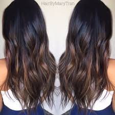 Chocolate Subtle Ombre And Blended Haircut On Asian Hair Yelp Http Haircut Haydai Com Mary Photos Tran Hair Styles Asian Hair Brown Hair Balayage