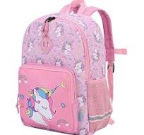 Kids Backpack,VONXURY Cute Lightweight Toddler Preschool Backpack for  Little Boys Girls with Chest Buckle,Pink Unicorn