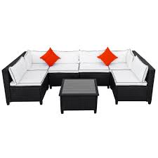 We did not find results for: 7 Piece Outdoor Furniture Patio Garden Dining Sets Rattan Sectional Furniture Sets With Seat Cushions Polywood Coffee Table 2 Pillows Sectional Sofa Sets For Porch Poolside Backyard S9074 Walmart Com Walmart Com
