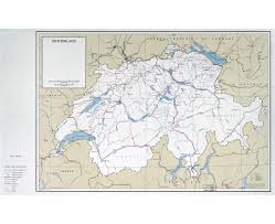 Physical map of switzerland, equirectangular projection. Maps Of Switzerland Collection Of Maps Of Switzerland Europe Mapsland Maps Of The World