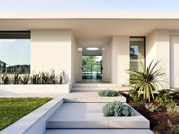 Concrete, metal or stone staircase design in minimalist style is ideal for elegant and stylish contemporary houses. 30 Modern Entrance Design Ideas For Your Home Entrance Design Modern Entrance Grand Designs Australia