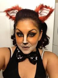My fox makeup. Halloween 2013