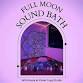 Full Moon Sound Bath & Yoga event image