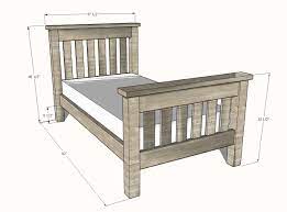 Building a wooden twin bed frame is a relatively simple project that can save a surprising amount of money compared to buying one from a store. Simple Bed Twin Size Ana White