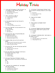 Give each player a copy of the trivia questions and keep the answer sheet secret. 5 Best Free Printable Christmas Trivia Questions Printablee Com