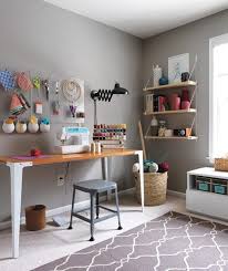 Check out this colorful and organized craft room makeover with a giant pegboard and get inspired by dozens more craft rooms! 9 Craft Room Makeover Ideas By Real Simple Ive Been Thinking Of Ways To Organize My Art Craft Stuff To Better Sewing Room Design Room Makeover Sewing Rooms