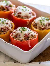 Easy Stuffed Peppers Recipe Recipe Easy Stuffed Pepper Recipe Stuffed Peppers Peppers Recipes