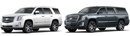 Why pay for miles you don't drive? 2020 Cadillac Escalade Vs Escalade Esv Compare Side By Side