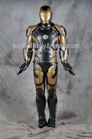 Black And Gold Iron Man Action Figure Special Edition Black Gold Wearable Iron Man Suit Mark 43 Xliii Armor Costume 4 Iron Man Suit Iron Man Wearable