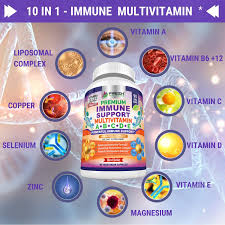 Examine the structure and delivery of the u.s. Buy Immune Support Multivitamin For Men And Women With Vitamins A B C D E B6 B12 Zinc Magnesium And Copper With Liposomal Complex For Enhanced Absorption Daily Antioxidant Boost