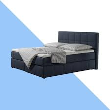 Boxspringbett susanne 180 x 200 cm stoffbezug silbergrau. Boxspringbetten In Blau Preisvergleich Moebel 24