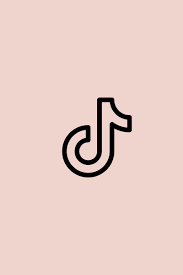Pale Pink Tiktok App Cover App Covers Pink Aesthetic Logo