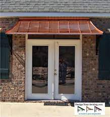 The Juliet Gallery Copper Awnings Projects Gallery Of Awnings Door Awnings Copper Awning Timber Front Door