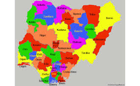 You are free to use this map for educational purposes, please refer to the nations online project. Map Of Nigeria Showing The 36 States