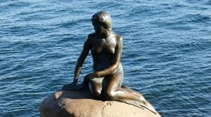 Little Mermaid Copenhagen Stock Video ...