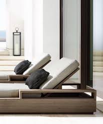 Modern Sun Loungers Incline Resort Spa Lantern Pool Furniture Outdoor Lounge Seating Outdoor Furniture