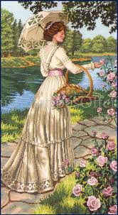 Please click on the images below to view the patterns. Lady Cross Stitch Rose Embrodery Kit Counting Cross Stitch Kit Hand Embroidery Design Diy Craft Kit Girl With Roses Sewing Fiber Craft Supplies Tools Thienhop Com