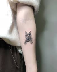 A British Short Hair By Ray Cute Cat Tattoo Cat Tattoo Designs Cute Tattoos