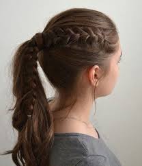 School Girls Hairstyle Hairstyles For Straight Hair For School Pretty Hairstyle For School Hairstyle Back To Peinados Peinados Con Trenzas Peinados Deportivos