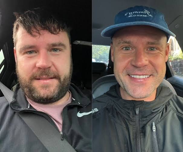 Emmerdale star Danny Miller shares weight loss in before and after snaps -  The Mirror