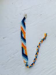 Chain Link Candy Stripe Friendship Bracelet Etsy Australia