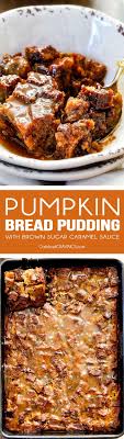 My Family Is Obsessed With This Pumpkin Bread Pudding Its Moist Mega Flavorful And The Brown Sugar C Pumpkin Bread Pudding Pumpkin Bread Pudding Recipes Food