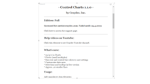 craydec control charts