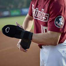 I was watching games this afternoon and i began wondering why players don't wear extra long sliding gloves while running the bases. Evoshield Sliding Mitt Evoshield
