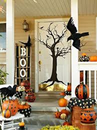 Porch Halloween Decorations Fall Door Decorations Halloween Porch