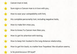 How women like cancer men. Astrology Sex On Twitter Have You Ever Wondered About The Cancer Man In Your Life Here S The Secret Https T Co Eipjvvriqp
